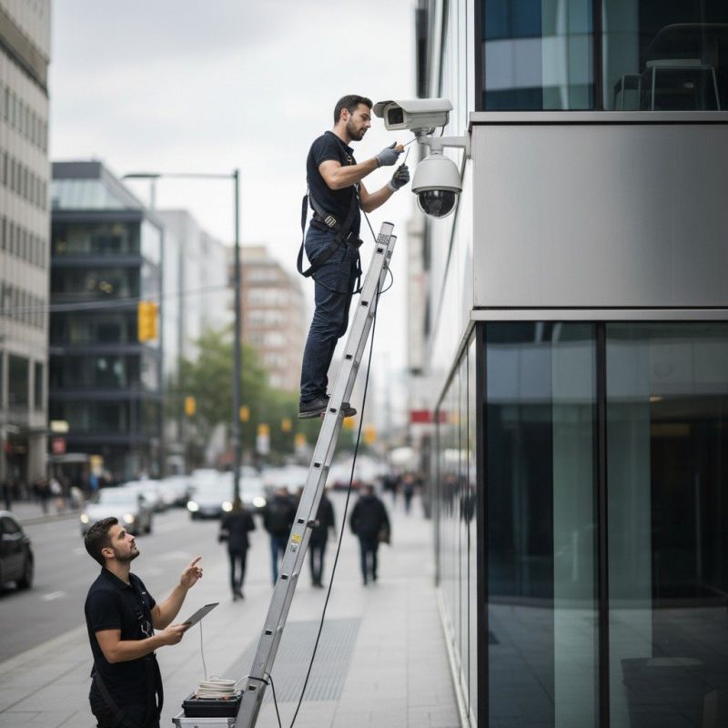Surveillance Camera Installation detail